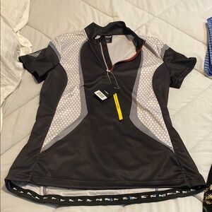 BUNDLE 3/$10!! Black and Gray Cycling Jersey